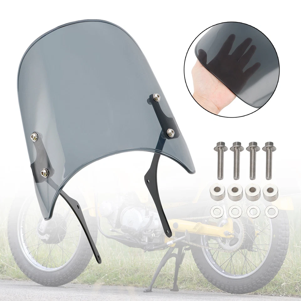 Parabrisas para HONDA Trail 125 CT110 CT125 Hunter Cub 2021-23 gris, Foto 3 de 4