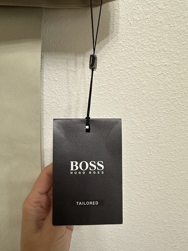 NWT $248 Hugo Boss Men's T-Borden Tailored Beige Casual Pants Khaki Size 28R - Picture 4 of 12