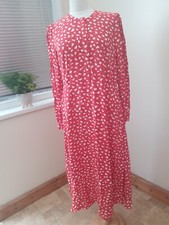 Finery Emilia dress size  10 rrp £45 scattered Animal red /ivory ♡ (x) Sale