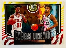 Jimmy Butler 2020-21 Panini Illusions Career Lineage Insert Gold Parallel /10