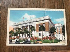 Post Office Building Tampa Florida Postcard