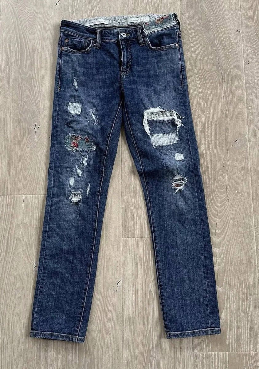 Jean Pilcro Boyfriend Slim à Sequins - Taille 28, Lavage Foncé, Neuf Avec étiquette (valeur 158$)