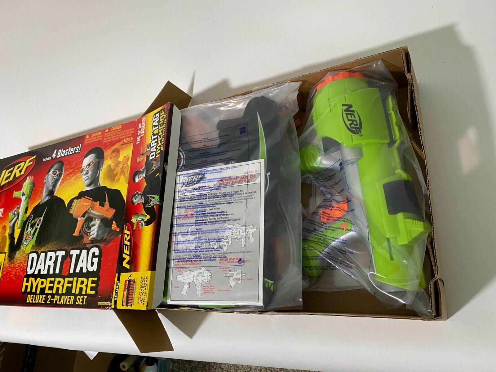 NERF Dart Tag Hyperfire Deluxe 2-Player Set