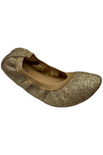 Yosi Samra Kid's Girls Miss Samara Ballet Flat Gold Glitter