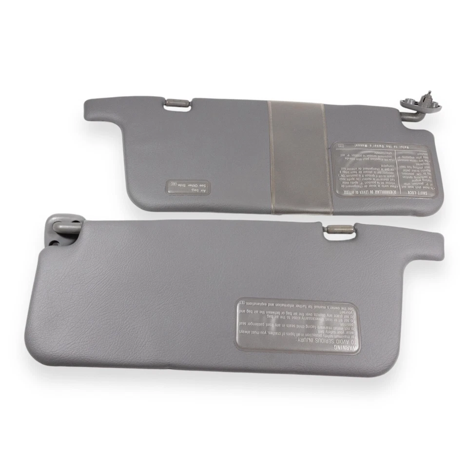 1993-1996 Subaru Impreza WRX STi conjunto de par de para-sol lateral para motorista e passageiro cinza - Imagem 4 de 4