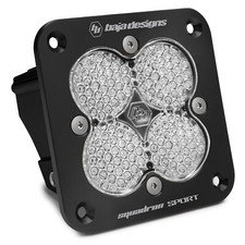 Baja Designs 5000k Black Squadron Sport Flush Mount Workscene Led Light Pod