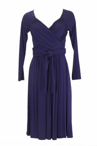 Criss Cross Sash Around A-Line Dress Sz 