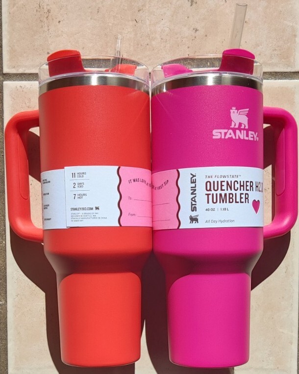 Valentine’s Day Stanley 40oz Quencher H2.0 Tumbler Cosmo Pink Target