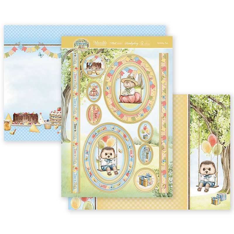 HUNKYDORY -  BY THE RIVERSIDE - BIRTHDAY FUN -  Luxury Topper Set
