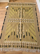 Chevron Printed Rug Bohemian Style Retro Jute 120cm X 180cm 
