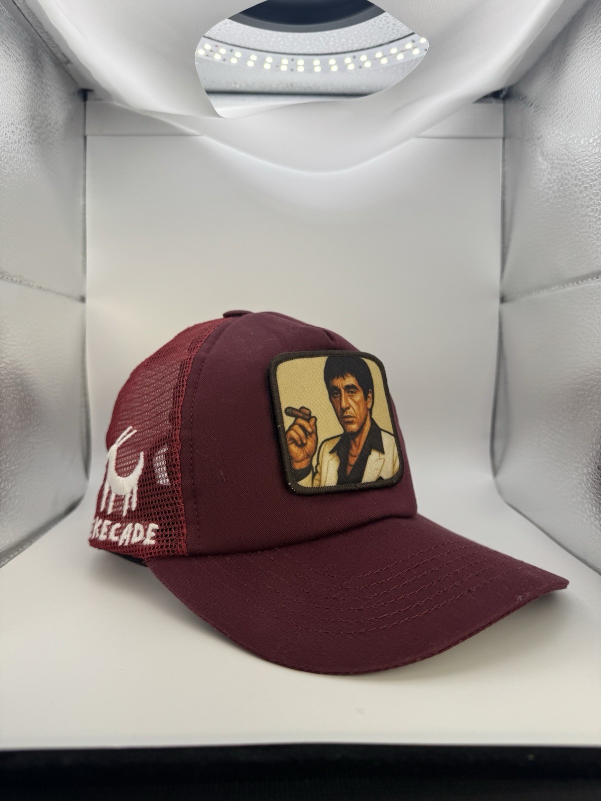 Red With Replaceable Tony Montana Patch