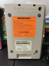 Mattel Electronics Intellivision II Console Master Component In Box With 4 Games