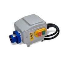 INTERRUTTORE SALVAMOTORE 220 VOLTS BETONIERA IMER 300/350 LITRI CON CONDENSATORE