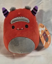 Squishmallows 5 Inch Jeb Red Monster Plush Toy, Fall/ Halloween Squad