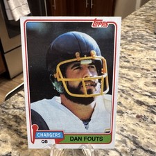 Topps 1981 Dan Fouts #265 San Diego Chargers NFL Football Card