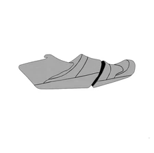 BlackTip Jetsports Seat Cover Compatible with Yamaha 2012-2013 FX Cruiser HO,