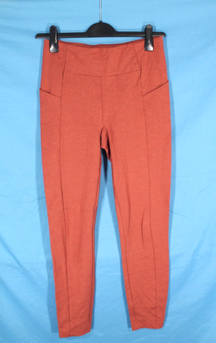 CABI #4324 Pullon SIDE POCKETS Mid-Rise ANKLE Amber Rust LEAN LEGGINGS Sz S
