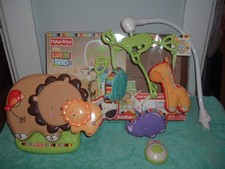 Fisher Price LUV U ZOO Snuggle Cub Soother Mobile Works CLEAN W/BOX Manual