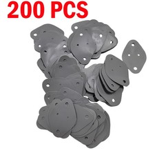 200Pcs TO-3 Transistor Silicone Insulator Pads Thermal Insulation Rubber Pad NEW