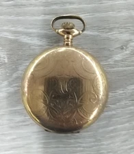 VTG 1909 Elgin Gold Filled Pocket Watch Grade 287 18s 7j