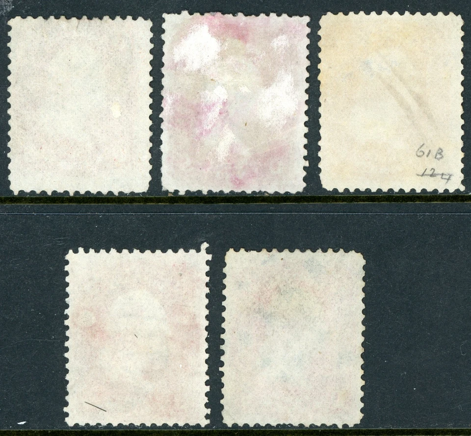 USA 1861 Washington 3¢ Various Colors from Pink to Rose Scott #64 & 65 VFU N920 - Image 2 of 4