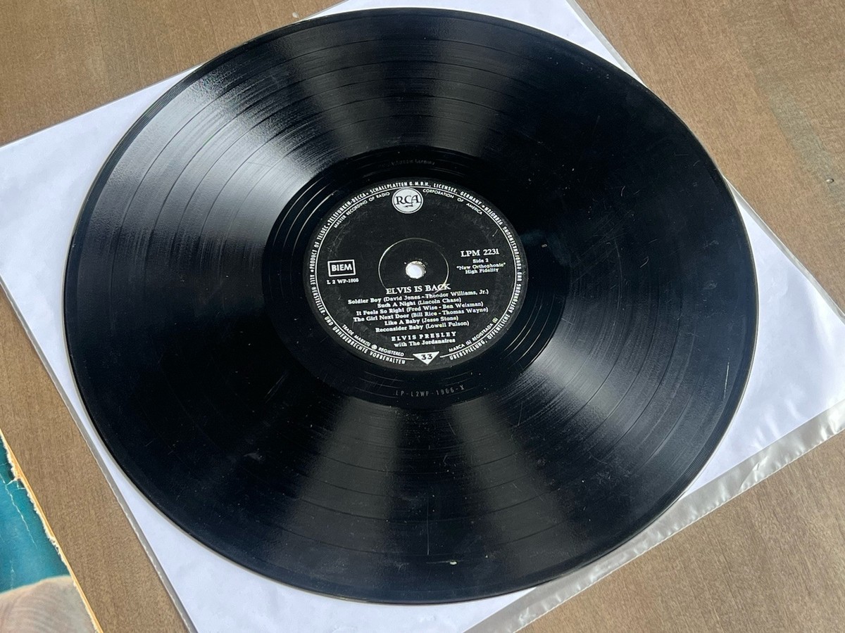 Elvis Presley Elvis Is Back! 英盤LP Mono深溝 Elvis Presley – Elvis Is Back! – Vinyl (LP, Album, Stereo