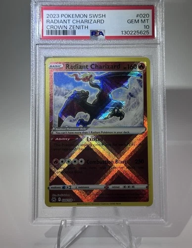 PSA 10 2023 Pokemon Crown Zenith Radiant Charizard #20