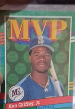 1991 Donruss - Ken Griffey Jr #392 Yellow Stripes on Right Border
