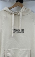Taylor Swift The Eras Tour Pullover Hoodie Women's XS Beige Music