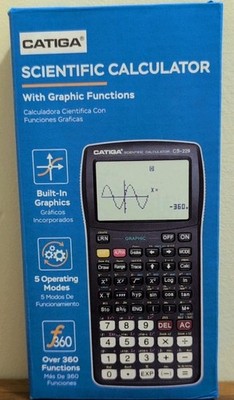 Catiga CS-229 Scientific and Engineering Calculator w/ Graphic Functions Black