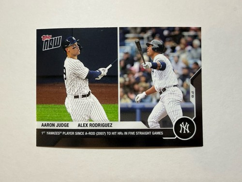 2020 Topps Now 49 Aaron Judge / Alex Rodriguez