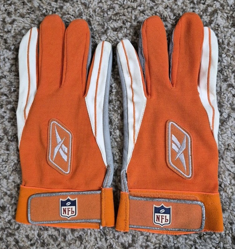 Cincinnati Bengals NFL Game Used Reebok Football Gloves