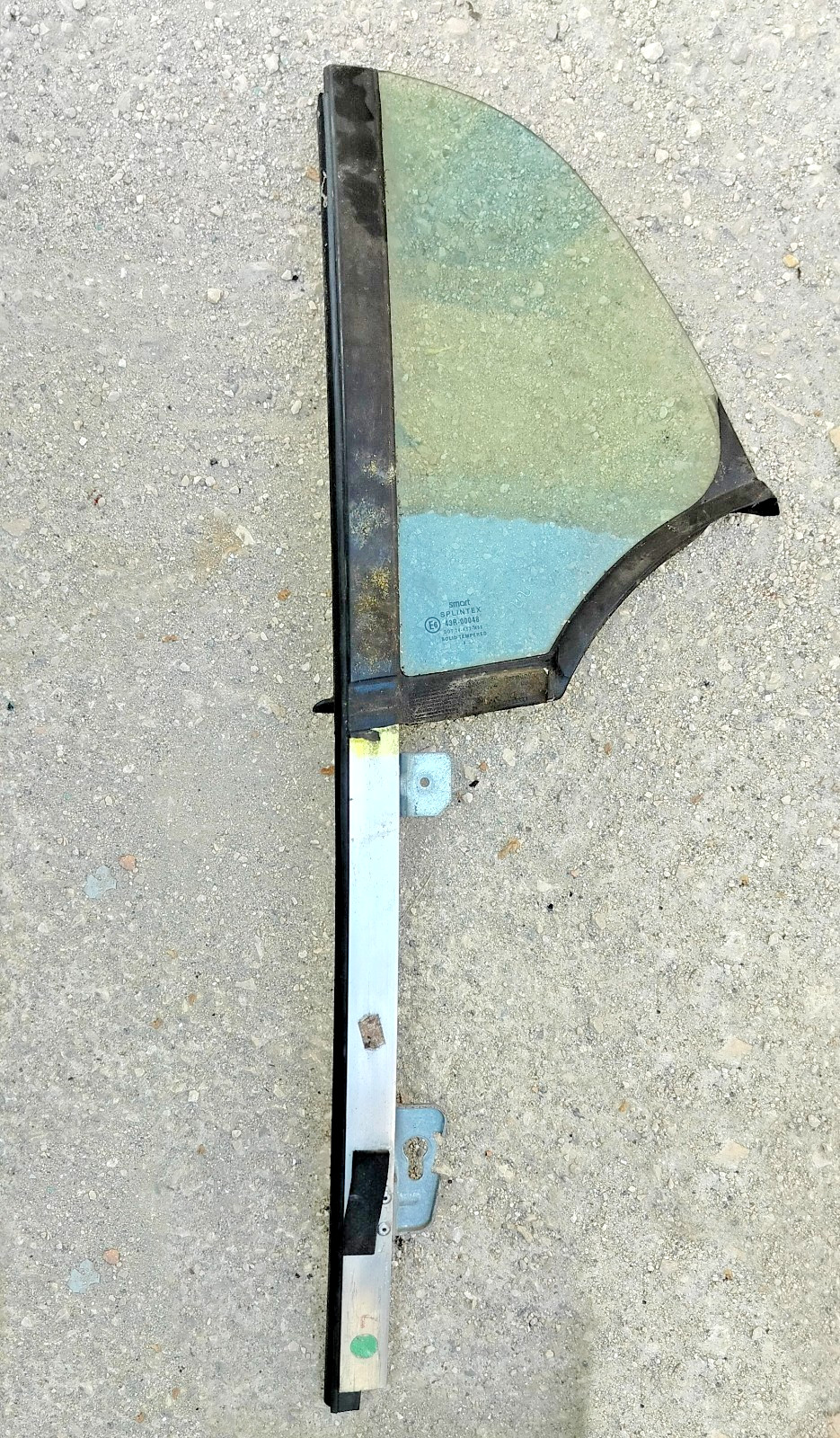 deflettore smart 450 fortwo destro vetro fisso portiera sportello porta