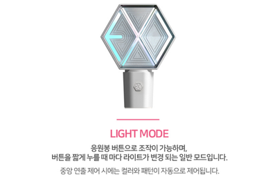 EXO OFFICIAL FAN LIGHT LIGHTSTICK VER 3.0 Fanlight MD Authentic