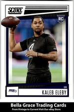 2022 Score #313 Kaleb Eleby Seattle Seahawks Rookie NFL Football