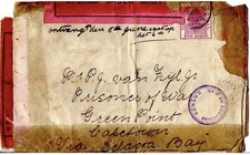 BOER WAR 1900-4-3 LA TO GREENPOINT POW CENSOR AND 2 DIFFERENT SEALS VR AND ZAR