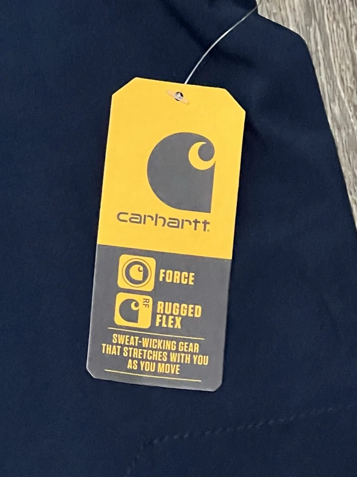 Carhartt Mens Force Cross-Flex Modern Fit Chest Pocket V-Neck Top Mens 3XL NEW - Image 4 of 4