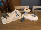 Vintage Star Wars Hoth Playset Lot Turret Probot Imperial Attack Base Radar