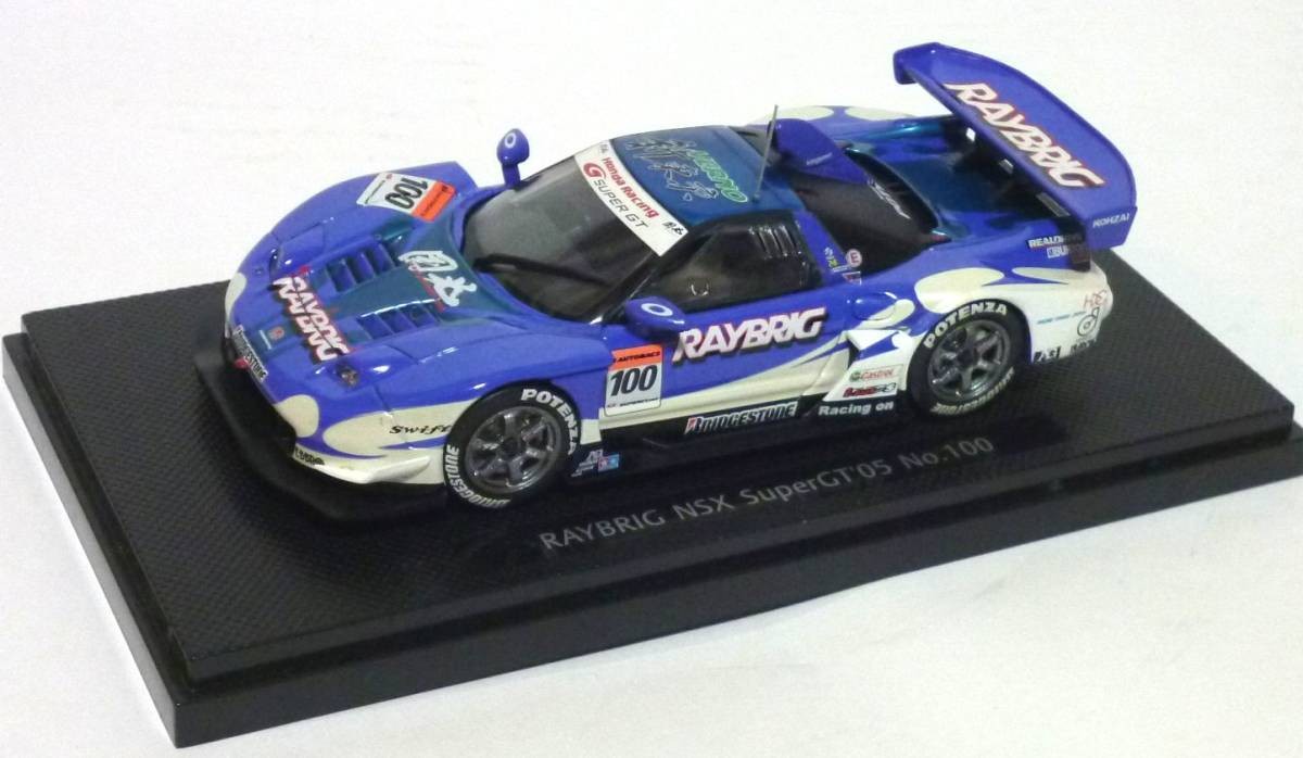 spark/EBBRO STANLEY 22＆23・RAYBRIG NSX 20 EBBRO 43920 1:43 RAYBRIG HONDA NSX 2007 SUPER GT 500 #100