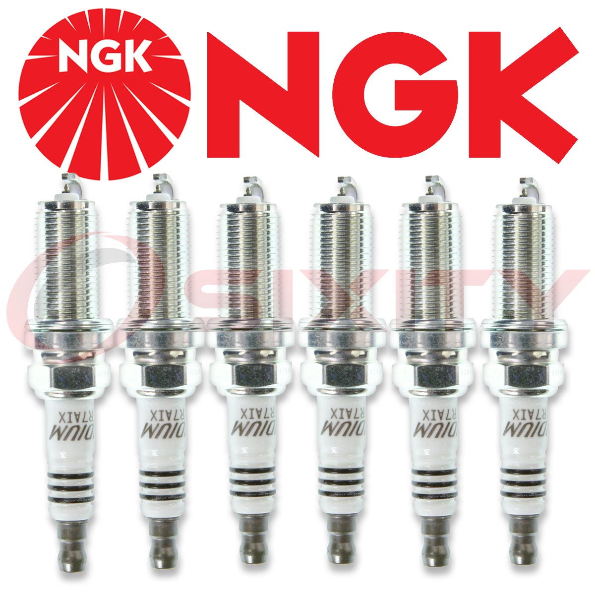 6 Pieces - NGK Iridium IX spark plugs Upgrade Colder Plugs  LFR7AIX  2309 