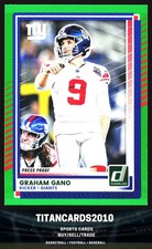 Graham Gano 2025 Donruss Green Press Proof New York Giants #230