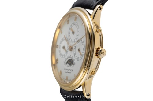 Blancpain Villeret 18k (0,750) Gold Automatik Herrenuhr Ref. 5395-1418 - Bild 6 von 14