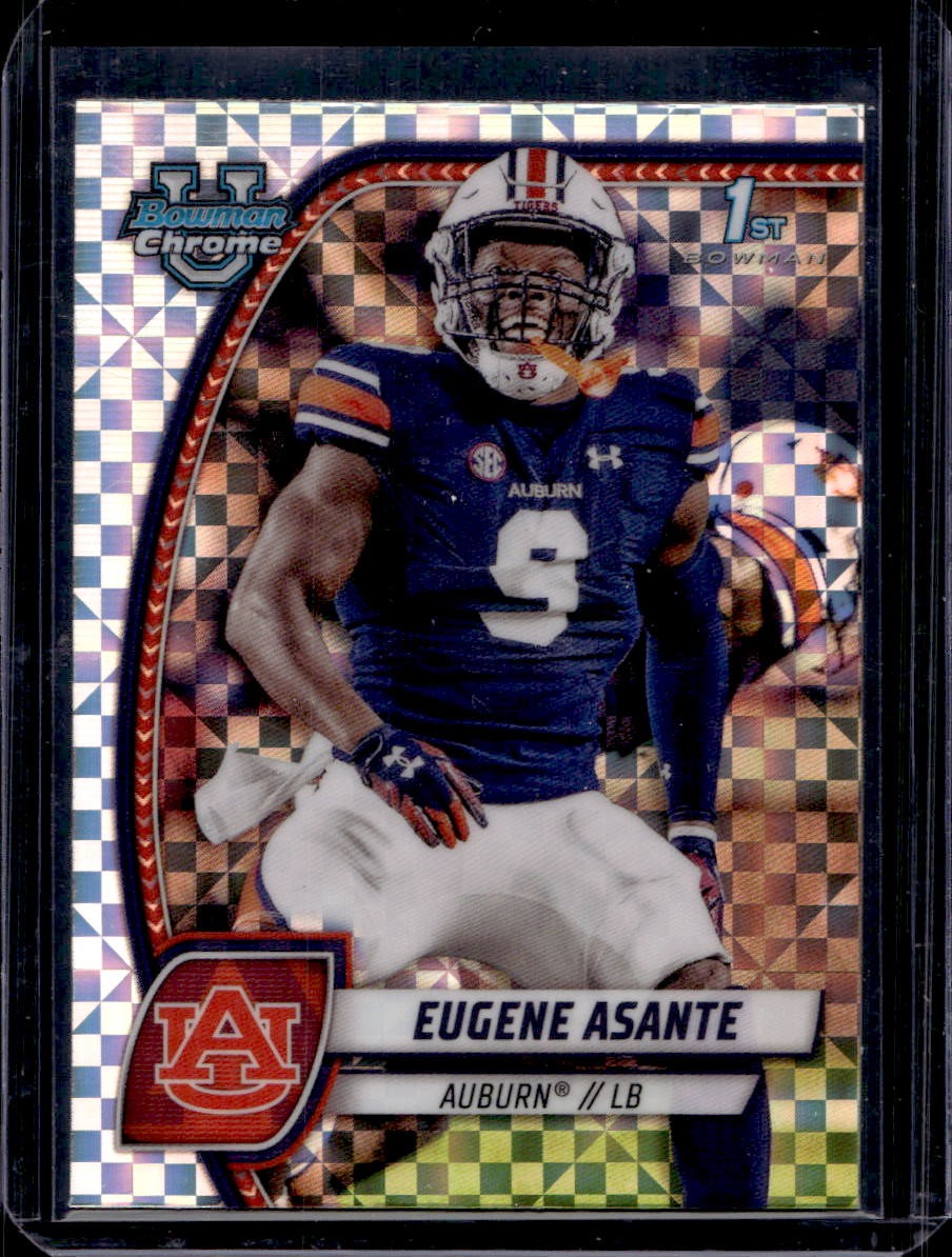Eugene Asante 2024 Bowman University Chrome #73 X-Fractor