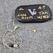 Audio-Technica Headworn Microphone Long Boom w/Windshield Case AT Plug