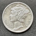 1944 S Mercury Dime 10 cents USA Coin 90% Silver Liberty Freedom WWII