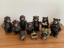 Black Bear 10 Piece Nativity Set - Slifka