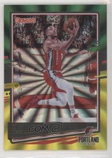 2020-21 Panini Donruss Green & Yellow Laser CJ McCollum #91 0h0l