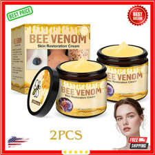2PCS Bee Venom Skin Restoration Cream, Bee Venom Skin Treatment Cream, Effective