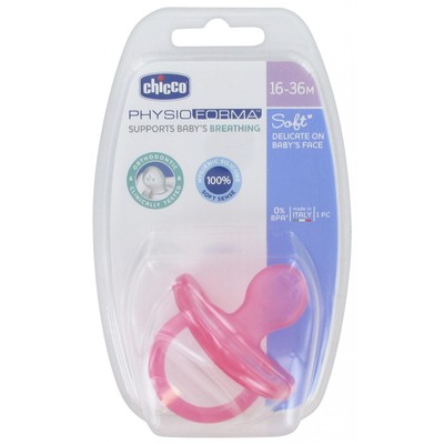 Chicco Physio Forma Weichsilikon-Schnuller 16-36 Monate ist ein Beruhigungssauge