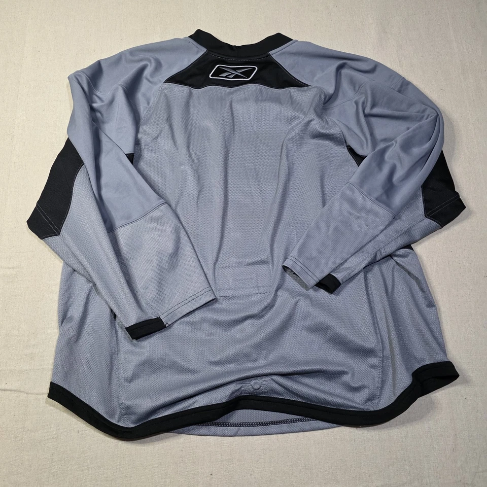 Reebok NHL Ottawa Senators Practice Hockey Jersey Grey And Black Size 58+ - Image 2 of 4